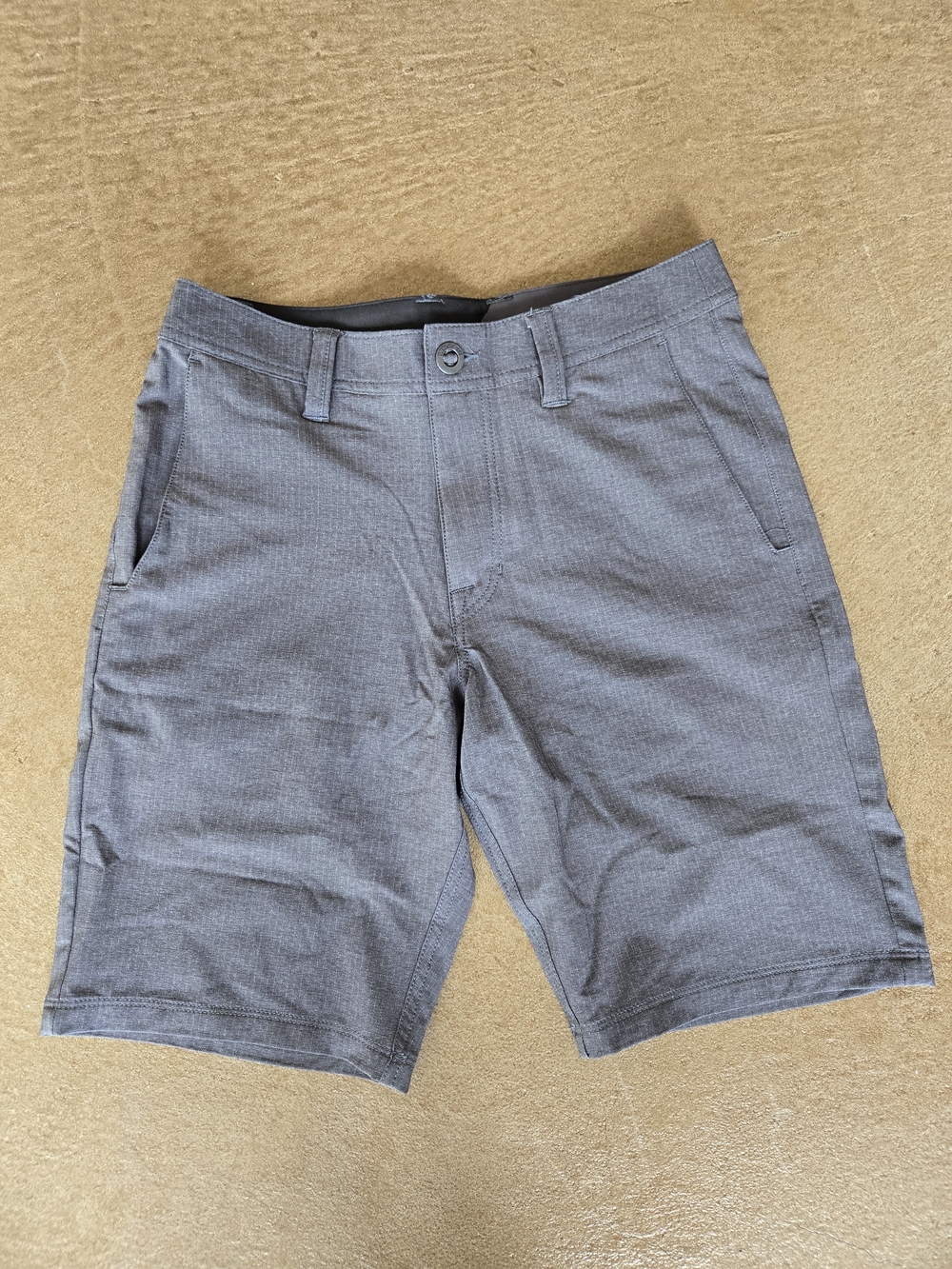 Volcom Men's Grey Flat Front Shorts